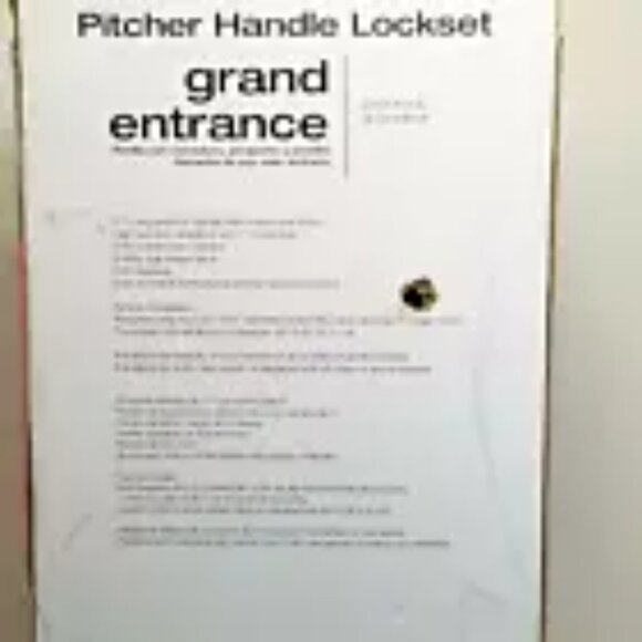 Ultra Security Pitcher Handle Lockset Entry Door Knob & Dead Bolt - Pre-Owned - Picture 4 of 4